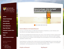Tablet Screenshot of oberaurach.de